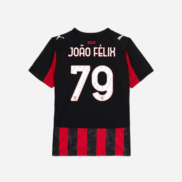 milan home 202526 kids jersey – 79 joao felix Collection | AC Milan Kits Collection | AC Milan Kits