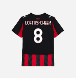 milan home 202526 kids jersey – 8 ruben loftus-cheek Collection | AC Milan Kits Collection | AC Milan Kits
