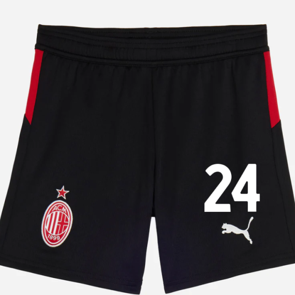 milan home 202526 kids shorts – 24 alessandro florenzi Collection | AC Milan Kits Collection | AC Milan Kits