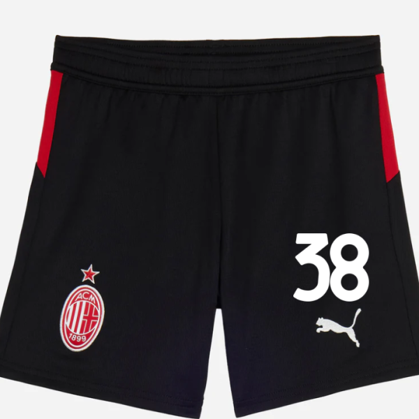 milan home 202526 kids shorts – 38 warren bondo Collection | AC Milan Kits Collection | AC Milan Kits