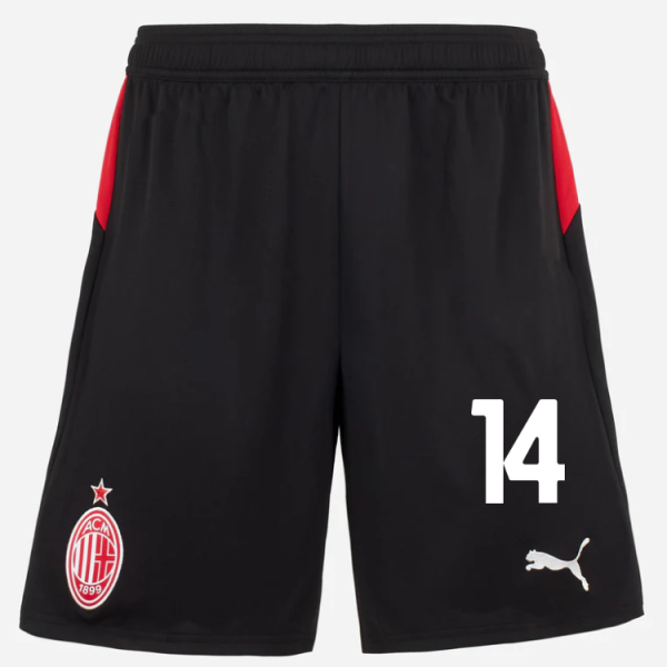 milan home 202526 shorts – 14 tijjani reijnders Collection | AC Milan Kits Collection | AC Milan Kits