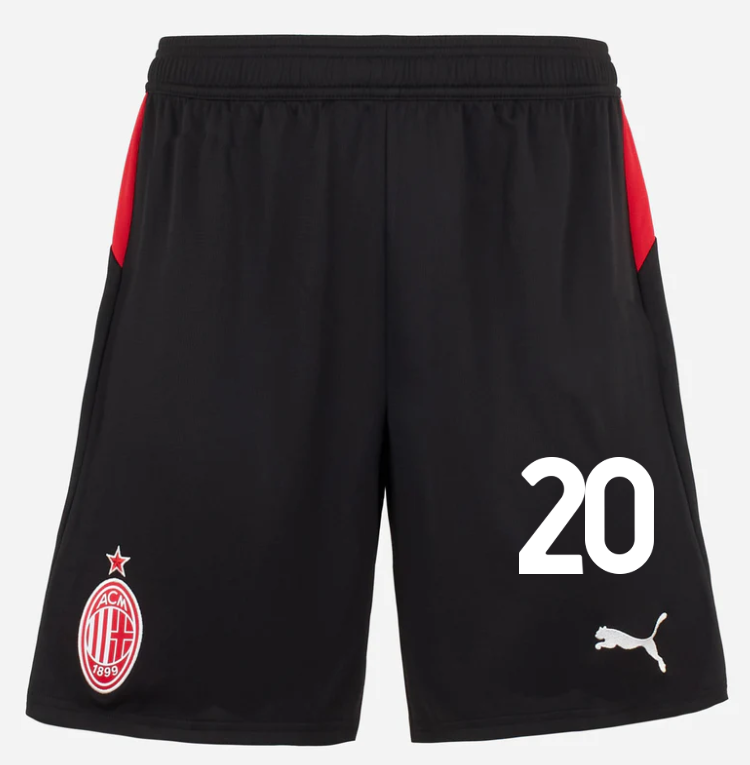 milan home 202526 shorts – 20 alejandro jimenez Collection | AC Milan Kits Collection | AC Milan Kits