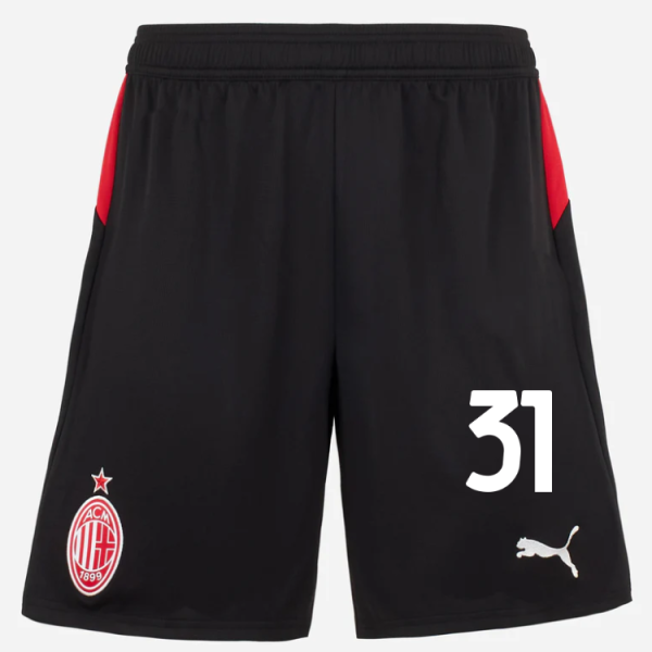 milan home 202526 shorts – 31 strahinja pavlović Collection | AC Milan Kits Collection | AC Milan Kits