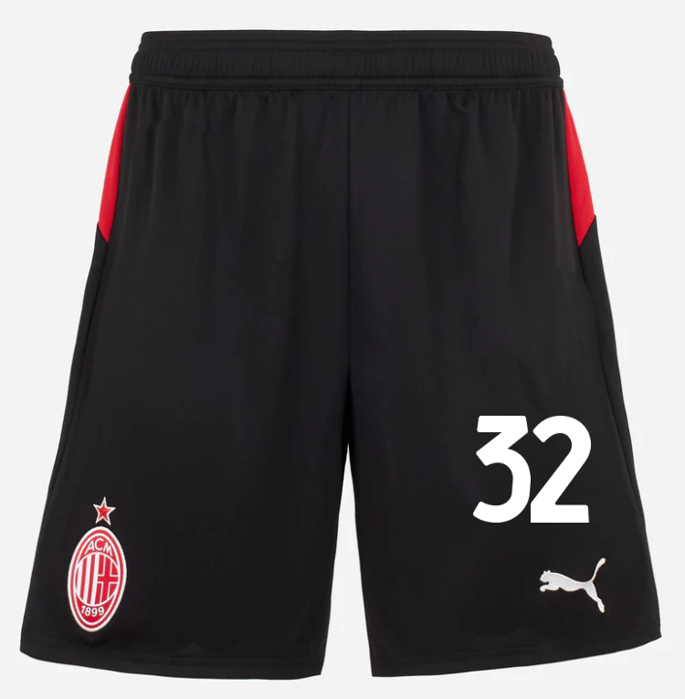 milan home 202526 shorts – 32 kyle walker Collection | AC Milan Kits Collection | AC Milan Kits