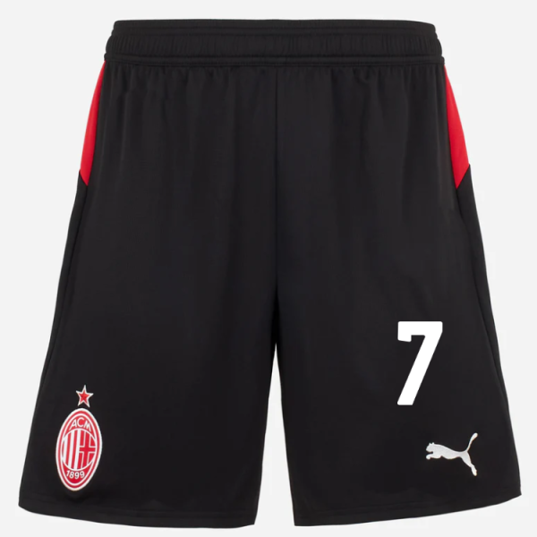 milan home 202526 shorts – 7 santiago gimenez Collection | AC Milan Kits Collection | AC Milan Kits