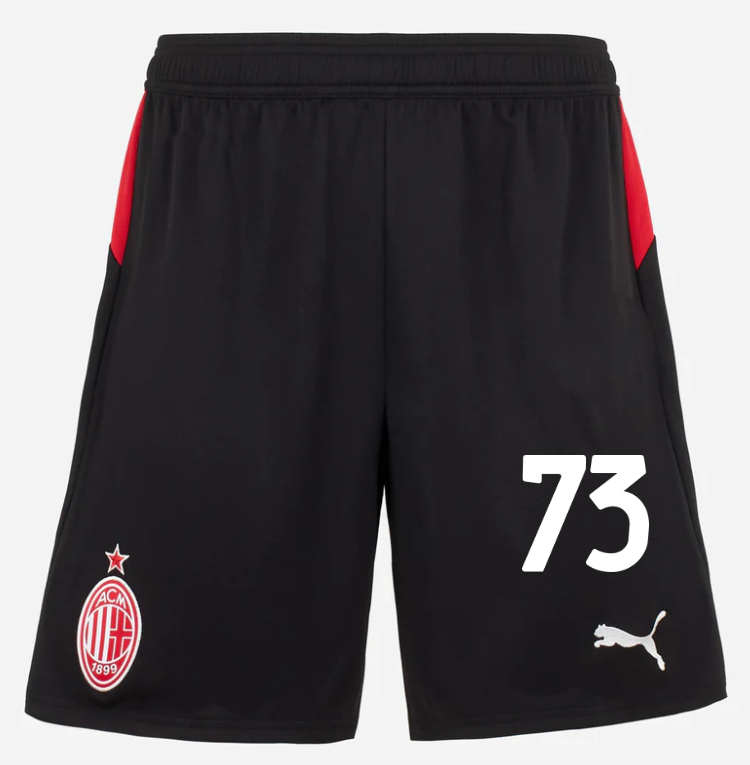 milan home 202526 shorts – 73 francesco camarda Collection | AC Milan Kits Collection | AC Milan Kits