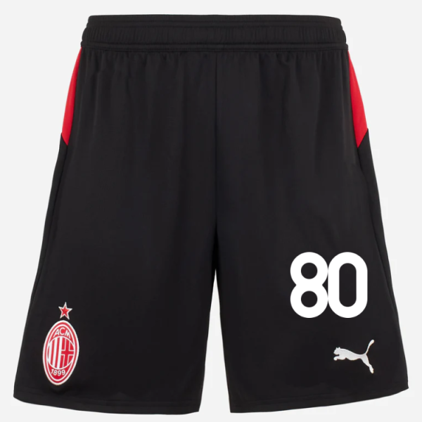milan home 202526 shorts – 80 yunus musah Collection | AC Milan Kits Collection | AC Milan Kits
