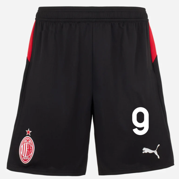 milan home 202526 shorts – 9 luka jović Collection | AC Milan Kits Collection | AC Milan Kits