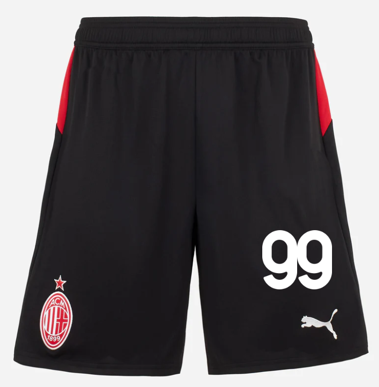 milan home 202526 shorts – 99 riccardo sottil Collection | AC Milan Kits Collection | AC Milan Kits