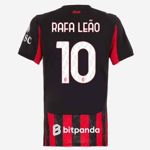 milan home 202526 woman jersey – 10 rafael leão Collection | AC Milan Kits Collection | AC Milan Kits