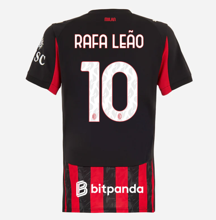 milan home 202526 woman jersey – 10 rafael leão Collection | AC Milan Kits Collection | AC Milan Kits