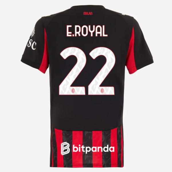 milan home 202526 woman jersey – 22 emerson royal Collection | AC Milan Kits Collection | AC Milan Kits