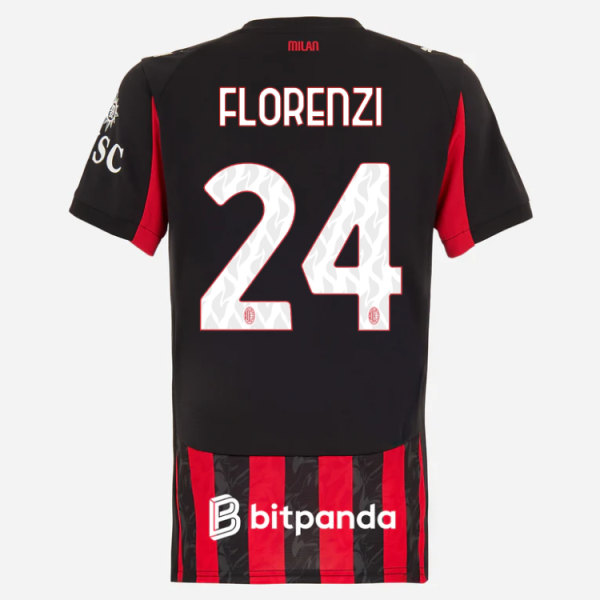 milan home 202526 woman jersey – 24 alessandro florenzi Collection | AC Milan Kits Collection | AC Milan Kits