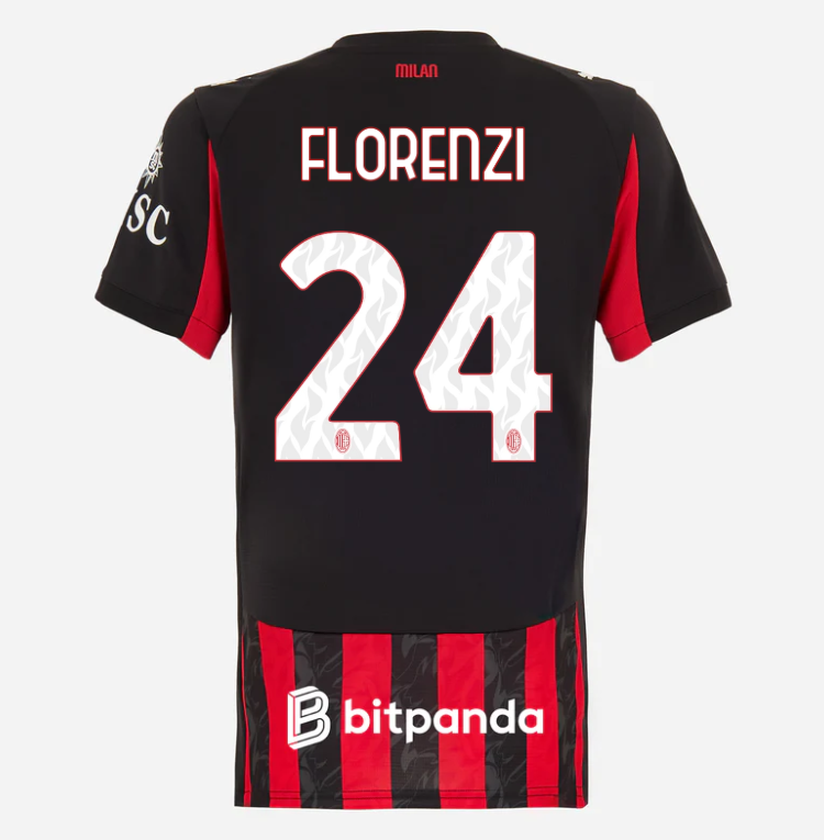 milan home 202526 woman jersey – 24 alessandro florenzi Collection | AC Milan Kits Collection | AC Milan Kits