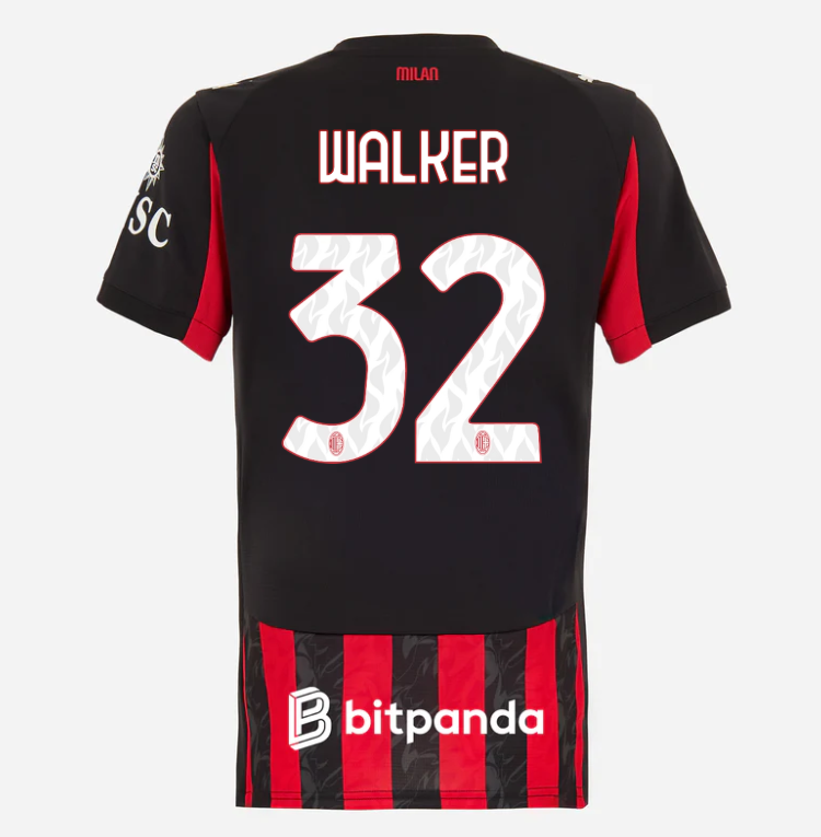 milan home 202526 woman jersey – 32 kyle walker Collection | AC Milan Kits Collection | AC Milan Kits