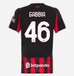 milan home 202526 woman jersey – 46 matteo gabbia Collection | AC Milan Kits Collection | AC Milan Kits