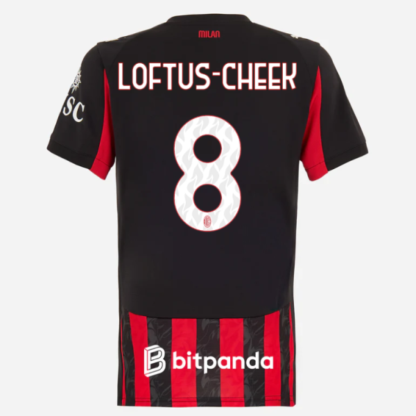 milan home 202526 woman jersey – 8 ruben loftus-cheek Collection | AC Milan Kits Collection | AC Milan Kits
