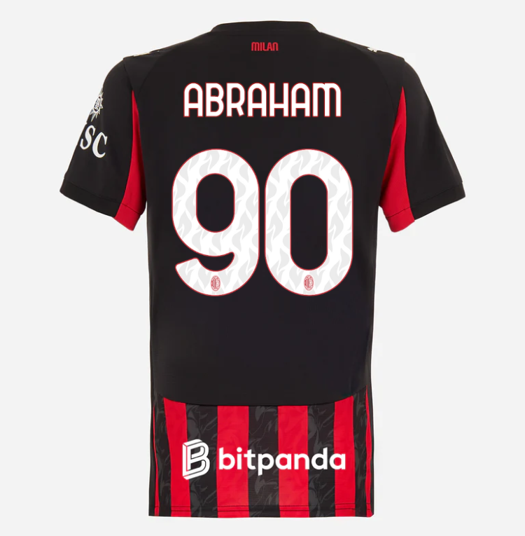 milan home 202526 woman jersey – 90 tammy abraham Collection | AC Milan Kits Collection | AC Milan Kits
