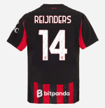 milan home authentic 202526 jersey – 14 tijjani reijnders Collection | AC Milan Kits Collection | AC Milan Kits