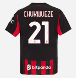 milan home authentic 202526 jersey – 21 samuel chukwueze Collection | AC Milan Kits Collection | AC Milan Kits
