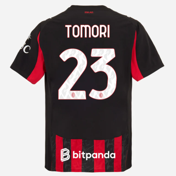 milan home authentic 202526 jersey – 23 fikayo tomori Collection | AC Milan Kits Collection | AC Milan Kits