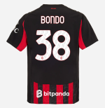 milan home authentic 202526 jersey – 38 warren bondo Collection | AC Milan Kits Collection | AC Milan Kits
