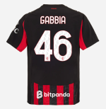 milan home authentic 202526 jersey – 46 matteo gabbia Collection | AC Milan Kits Collection | AC Milan Kits