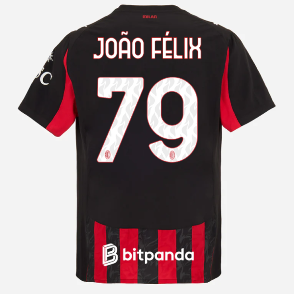 milan home authentic 202526 jersey – 79 joão félix Collection | AC Milan Kits Collection | AC Milan Kits
