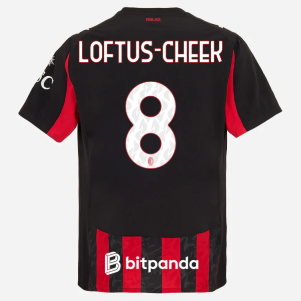 milan home authentic 202526 jersey – 8 ruben loftus-cheek Collection | AC Milan Kits Collection | AC Milan Kits