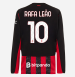 milan long sleeve home 202526 jersey – 10 rafael leão Collection | AC Milan Kits Collection | AC Milan Kits