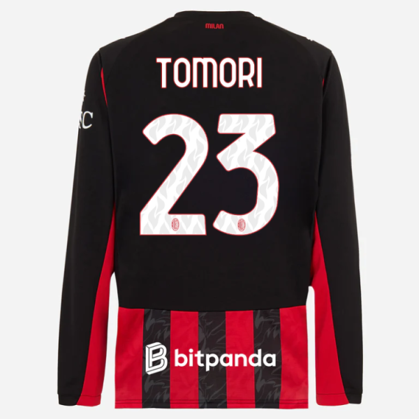 milan long sleeve home 202526 jersey – 23 fikayo tomori Collection | AC Milan Kits Collection | AC Milan Kits