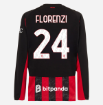 milan long sleeve home 202526 jersey – 24 alessandro florenzi Collection | AC Milan Kits Collection | AC Milan Kits
