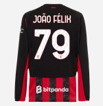 milan long sleeve home 202526 jersey – 79 joão félix Collection | AC Milan Kits Collection | AC Milan Kits