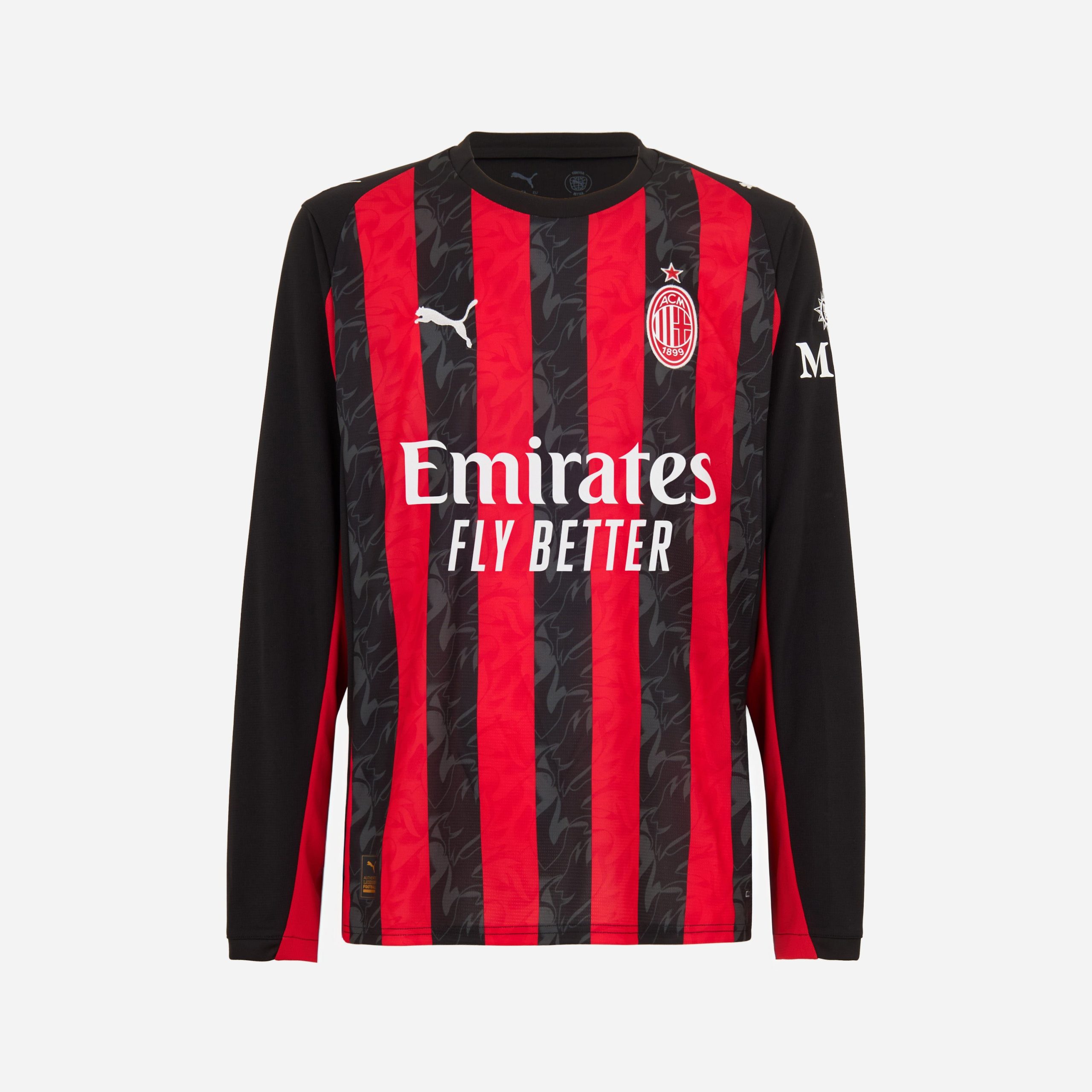 milan long sleeve home 202526 jersey Collection | AC Milan Kits Collection | AC Milan Kits