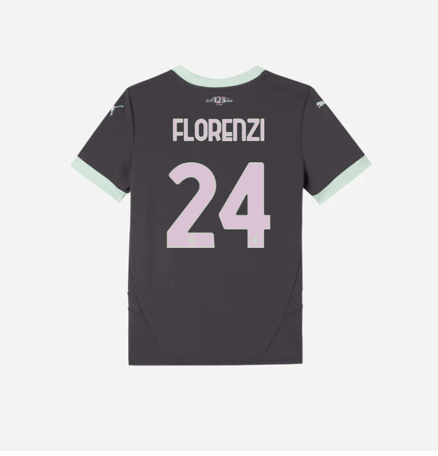 milan third 202425 kids jersey – 24 alessandro florenzi Collection | AC Milan Kits