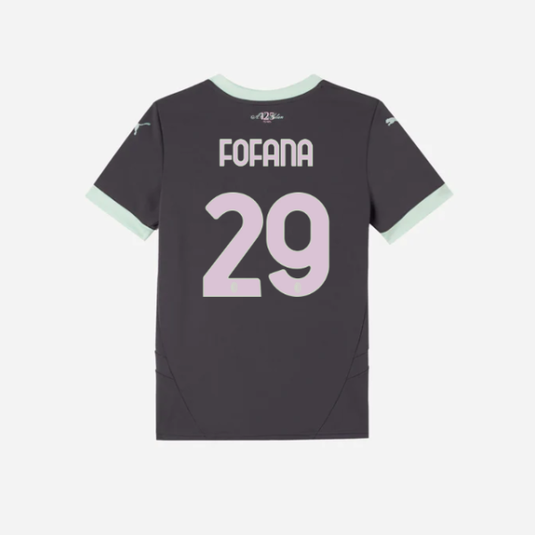 milan third 202425 kids jersey – 29 youssouf fofana Collection | AC Milan Kits