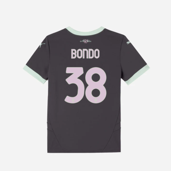 milan third 202425 kids jersey – 38 warren bondo Collection | AC Milan Kits