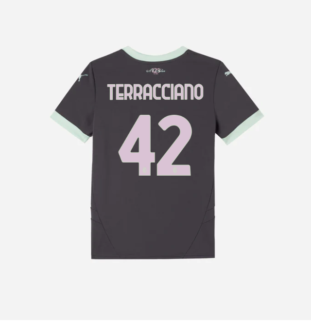 milan third 202425 kids jersey – 42 filippo terracciano Collection | AC Milan Kits