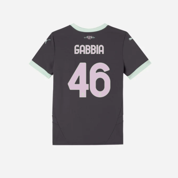 milan third 202425 kids jersey – 46 matteo gabbia Collection | AC Milan Kits
