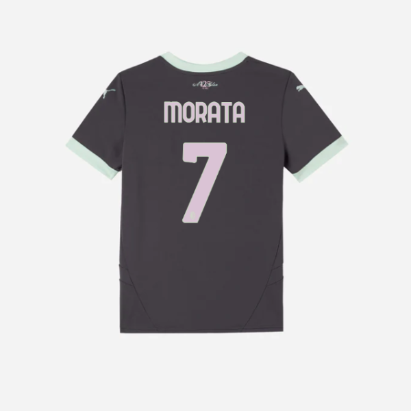 milan third 202425 kids jersey – 7 Álvaro morata Collection | AC Milan Kits