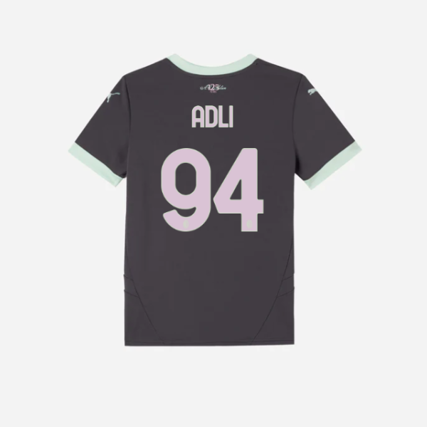 milan third 202425 kids jersey – 94 yacine adli Collection | AC Milan Kits