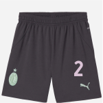 milan third 202425 kids shorts – 2 davide calabria Collection | AC Milan Kits Collection | AC Milan Kits