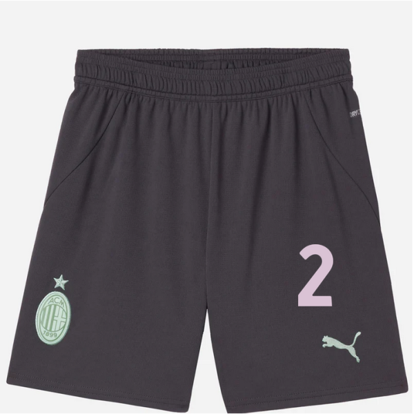 milan third 202425 kids shorts – 2 davide calabria Collection | AC Milan Kits Collection | AC Milan Kits