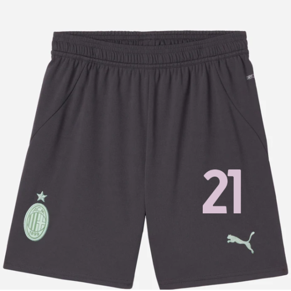 milan third 202425 kids shorts – 21 samuel chukwueze Collection | AC Milan Kits Collection | AC Milan Kits