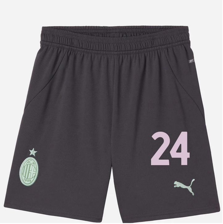 milan third 202425 kids shorts – 24 alessandro florenzi Collection | AC Milan Kits Collection | AC Milan Kits