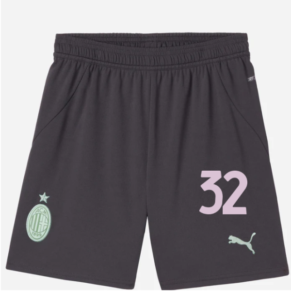 milan third 202425 kids shorts – 32 kyle walker Collection | AC Milan Kits Collection | AC Milan Kits