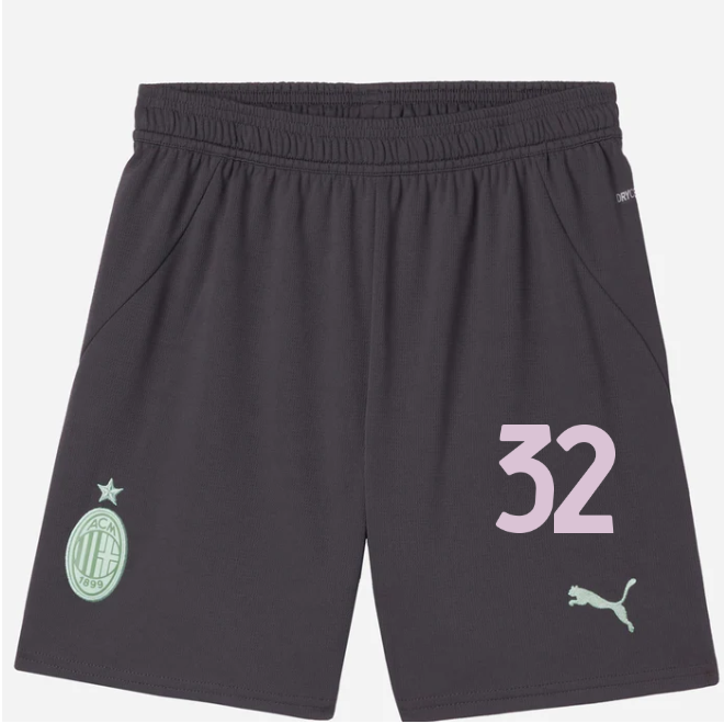 milan third 202425 kids shorts – 32 kyle walker Collection | AC Milan Kits Collection | AC Milan Kits