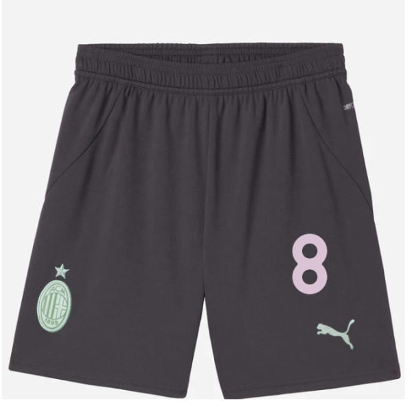 milan third 202425 kids shorts – 8 ruben loftus-cheek Collection | AC Milan Kits Collection | AC Milan Kits