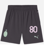 milan third 202425 kids shorts – 80 yunus musah Collection | AC Milan Kits Collection | AC Milan Kits