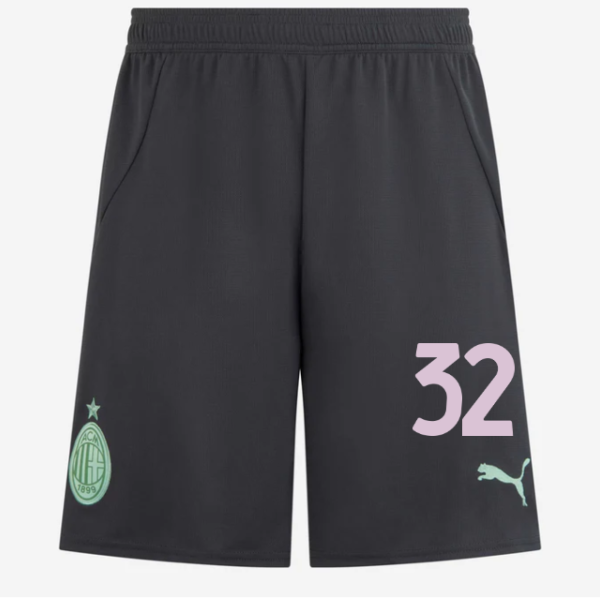milan third 202425 shorts – 32 tommaso pobega Collection | AC Milan Kits Collection | AC Milan Kits